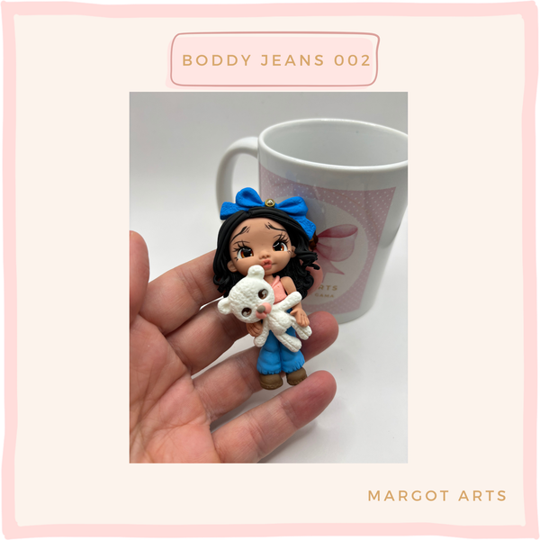 Silicone mold for clay dolls, Body Jeans 002 - Margot Arts and Crafts