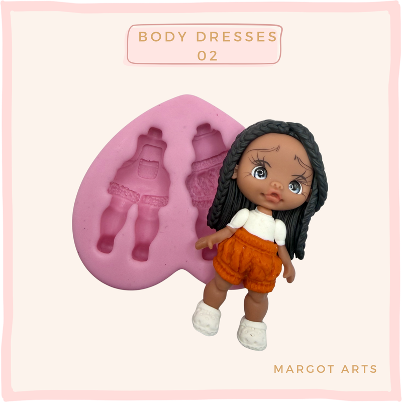 Body Dresses 02 Silicone Mold