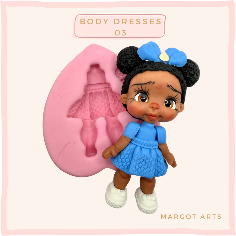 Body Dresses 03 Silicone Mold