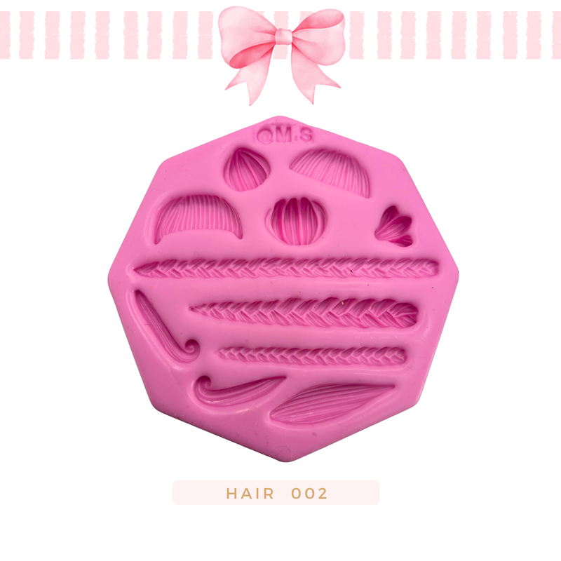 Hair 002 Silicone Mold