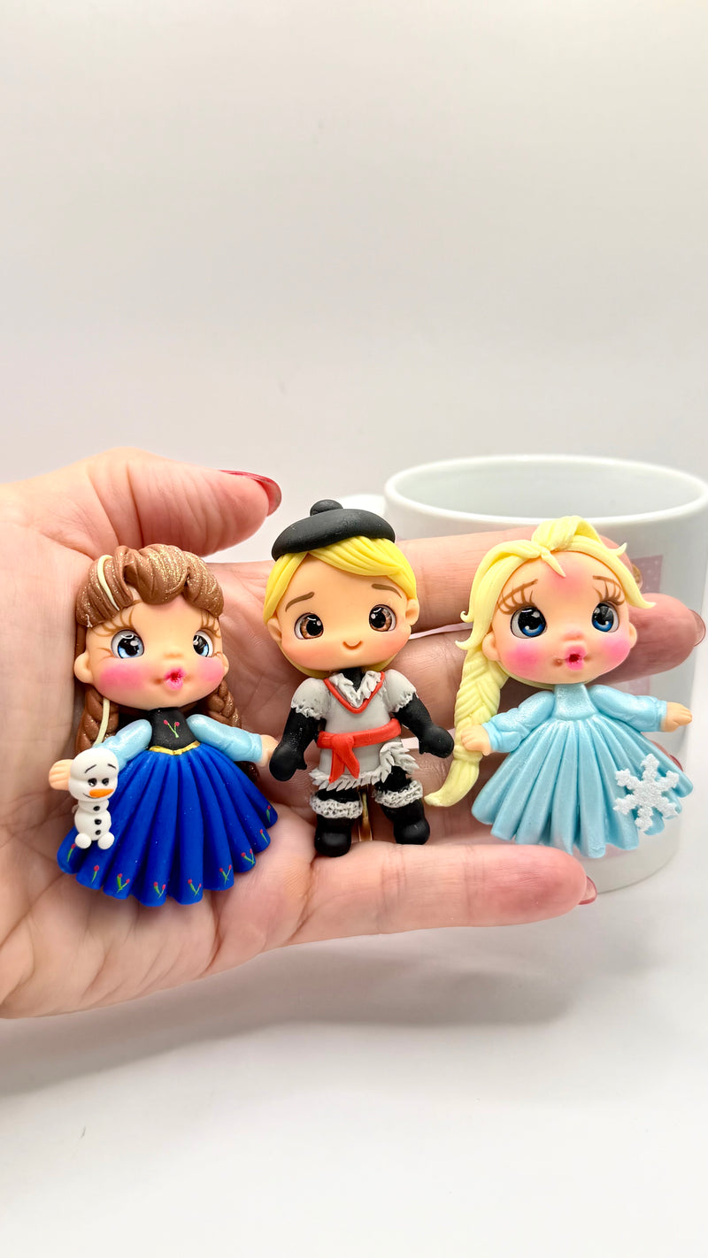 Frozen Clay Doll