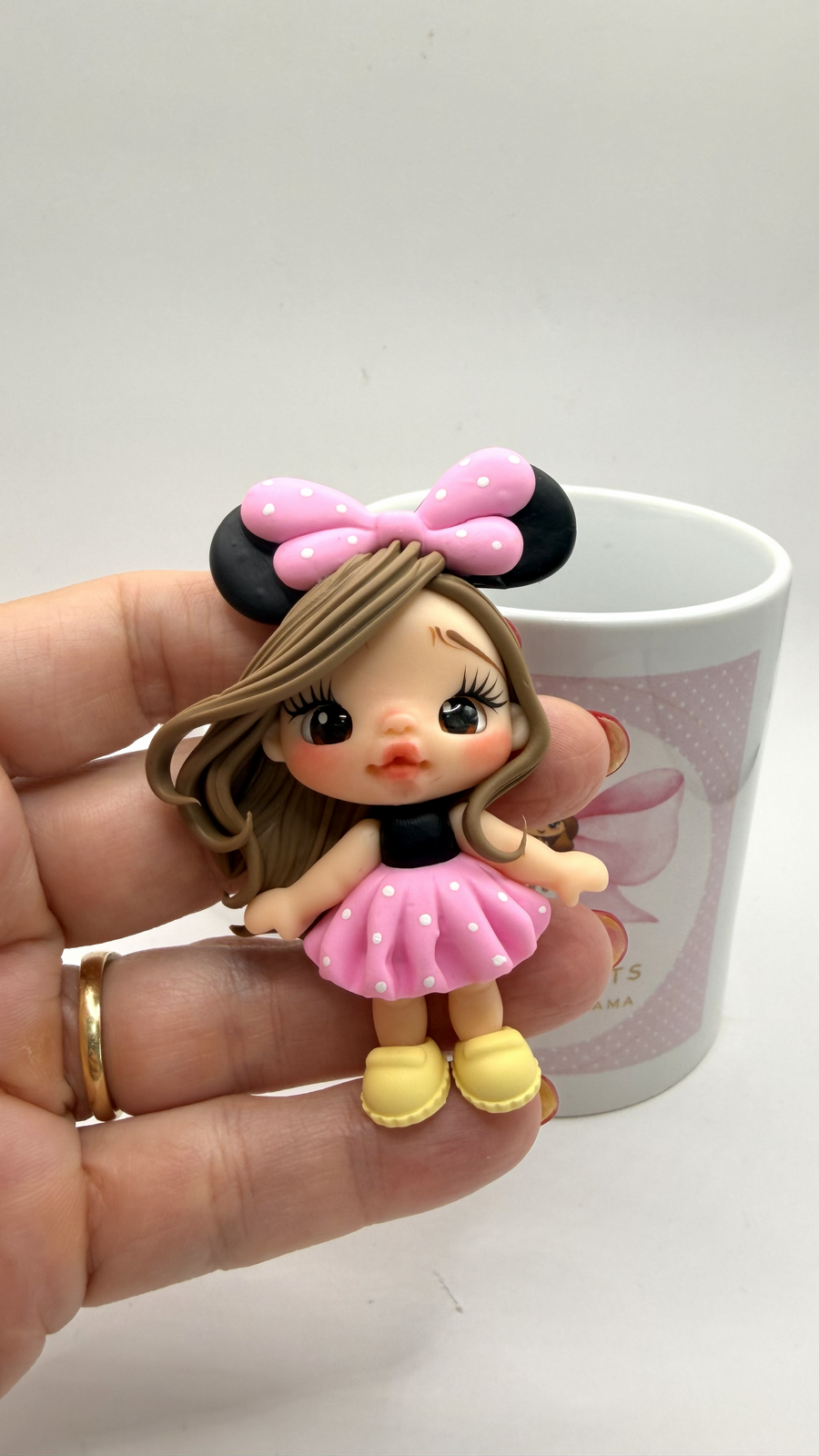 Minie Girl Clay Dolls