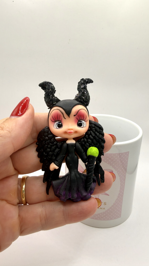 Maleficent Clay Dolls