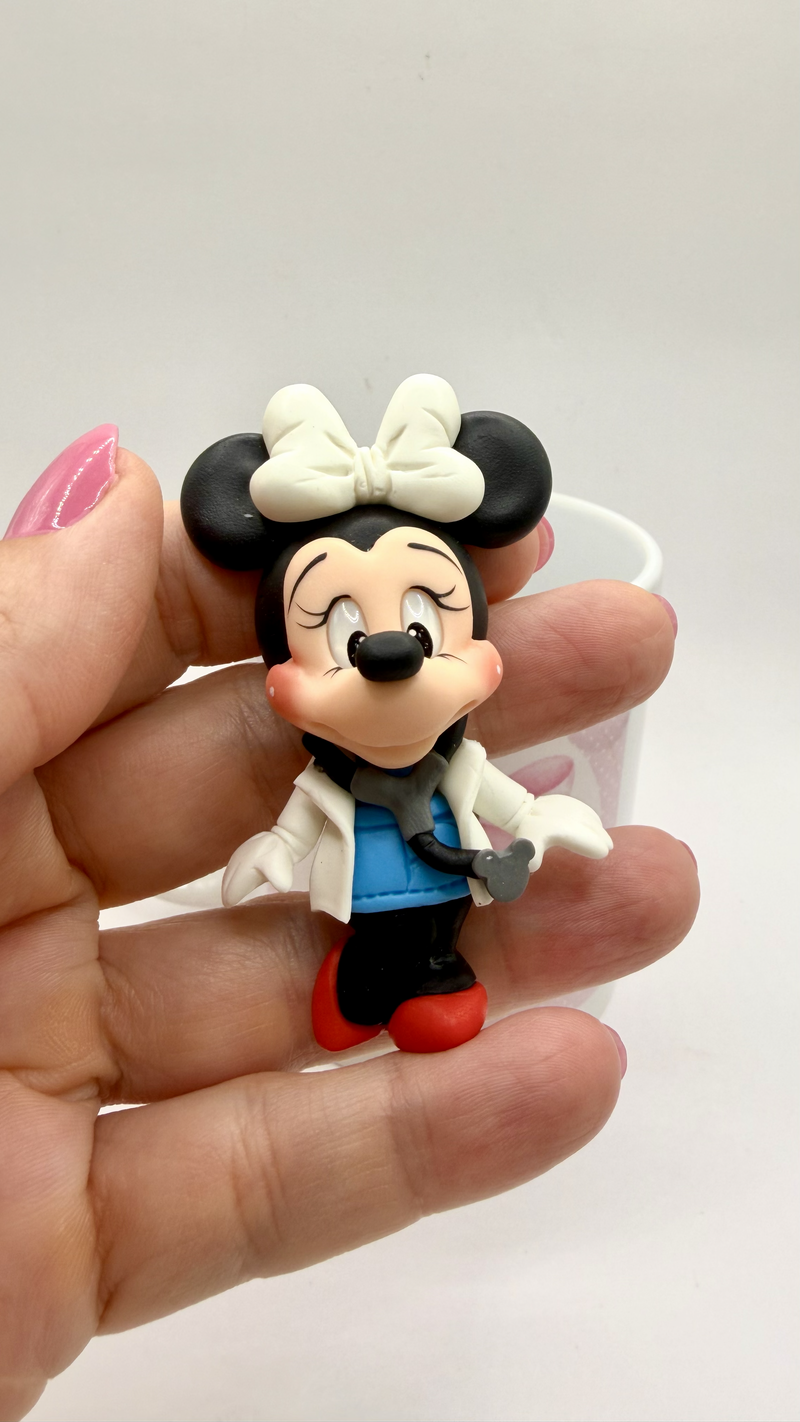 Minie and Mikey Nurse Clay Figurine