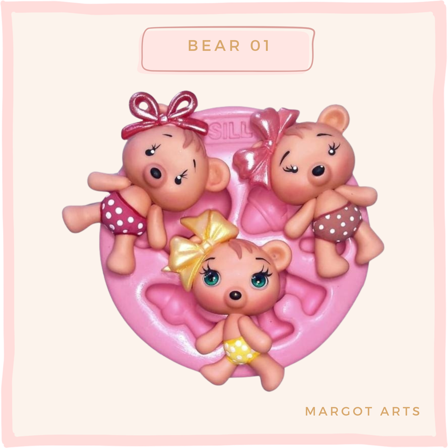 Bear 01 Silicone Mold