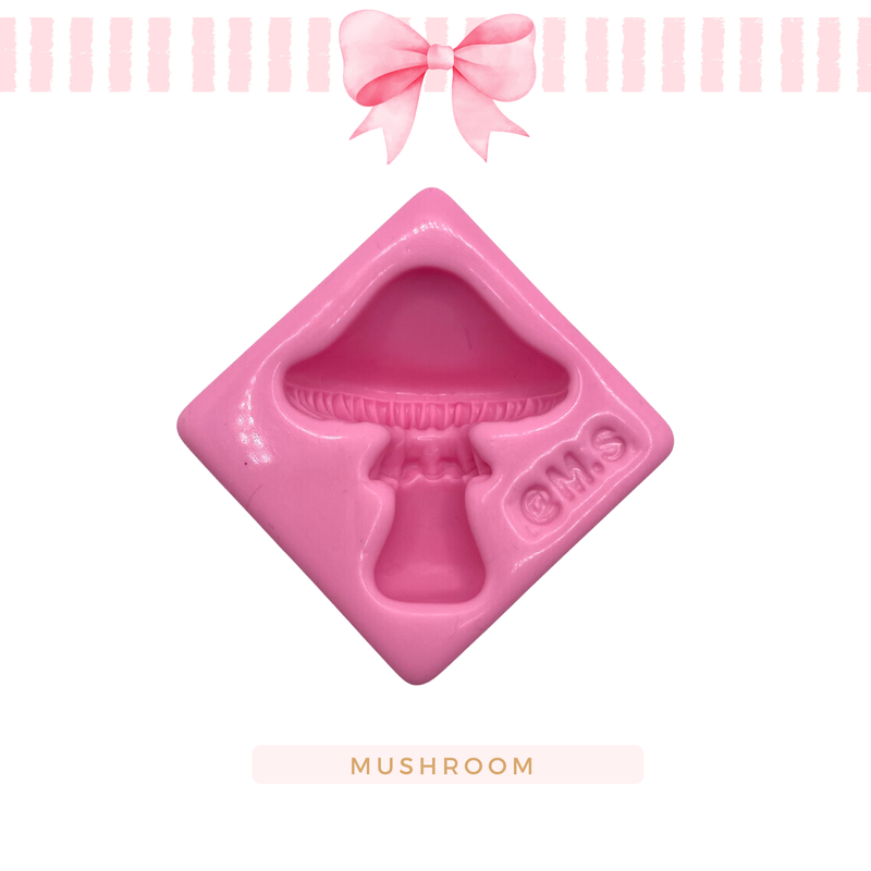 Silicone mold for clay dolls, Mushroom - Arts and Crafts