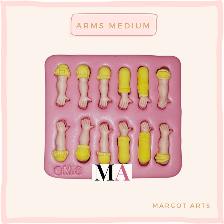 Arms Medium Silicone Mold