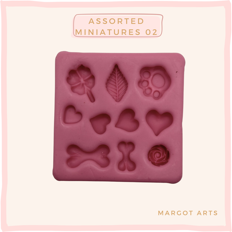 Assorted Miniatures 02 Silicone Mold
