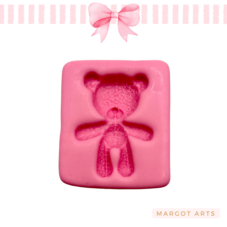 Silicone mold for clay dolls, Bear S - Arts and Crafts