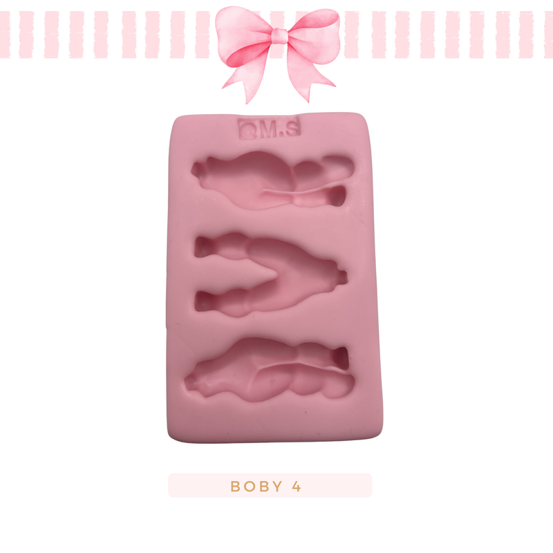 Silicone mold for clay dolls, Body 4 - Arts and Crafts