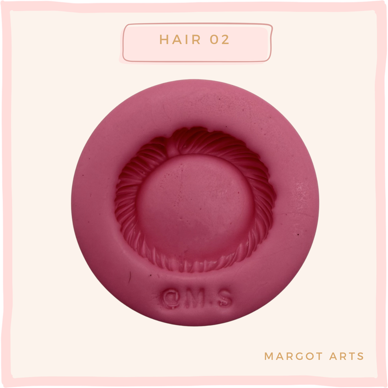 Hair 02 Silicone Mold