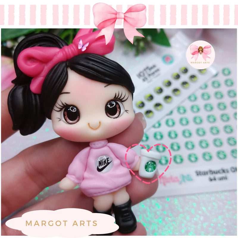 Resin Sticker Starbucks