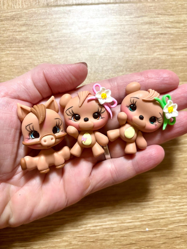 Zoo Mix Clay Dolls
