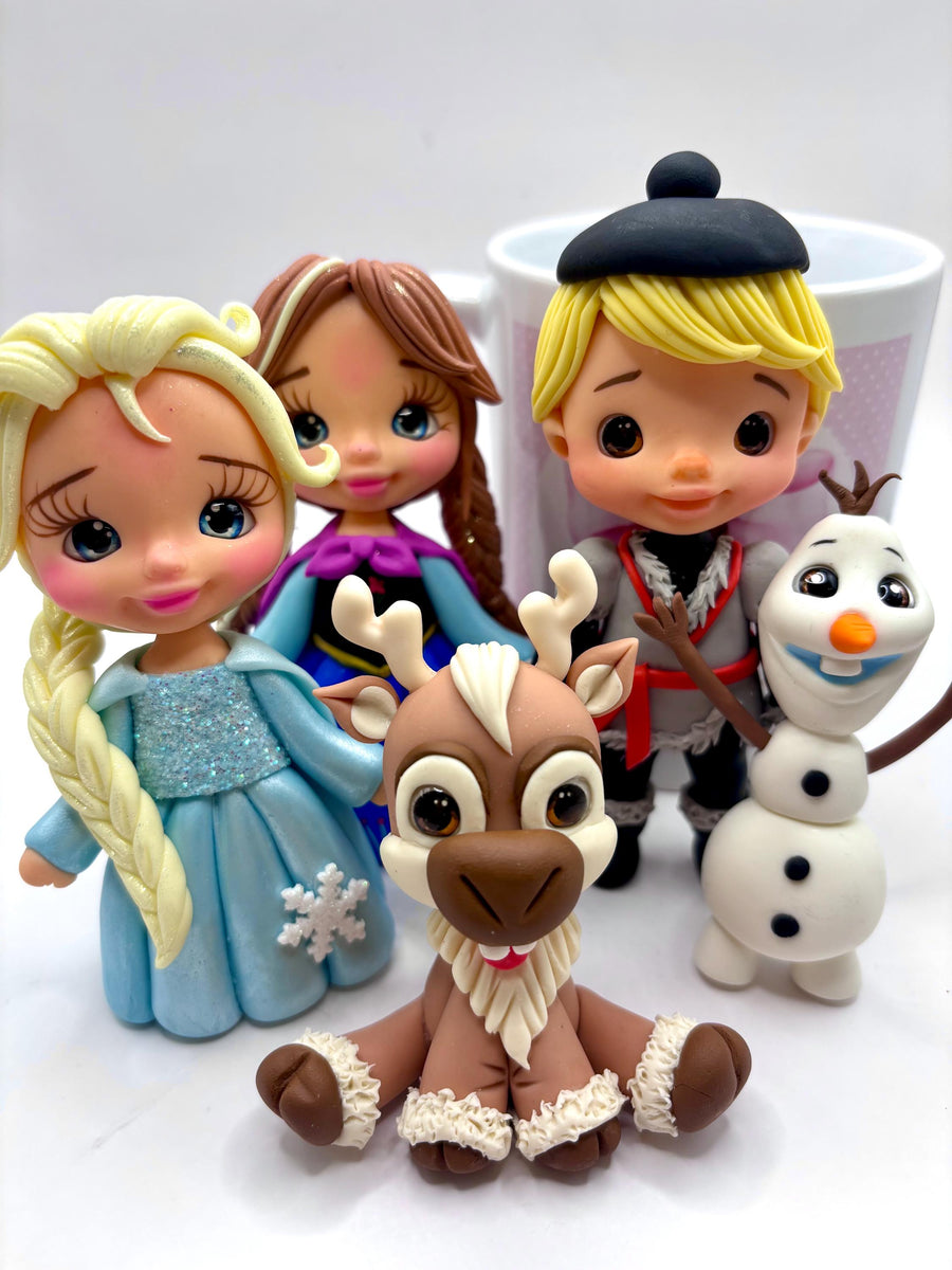 Frozen Collection Clay Cake Topper