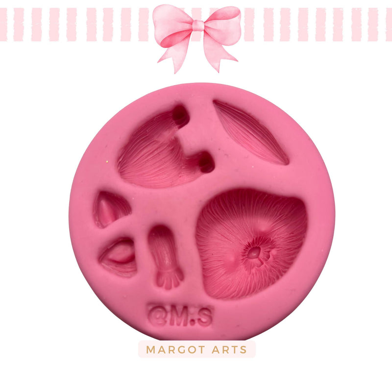 Silicone mold for clay dolls, Racoon - Arts and Crafts
