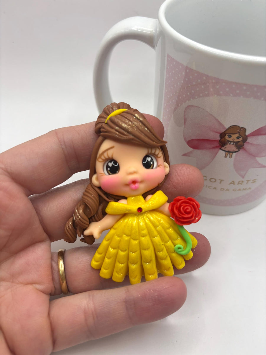 Beauty and the Beast Clay Dolls