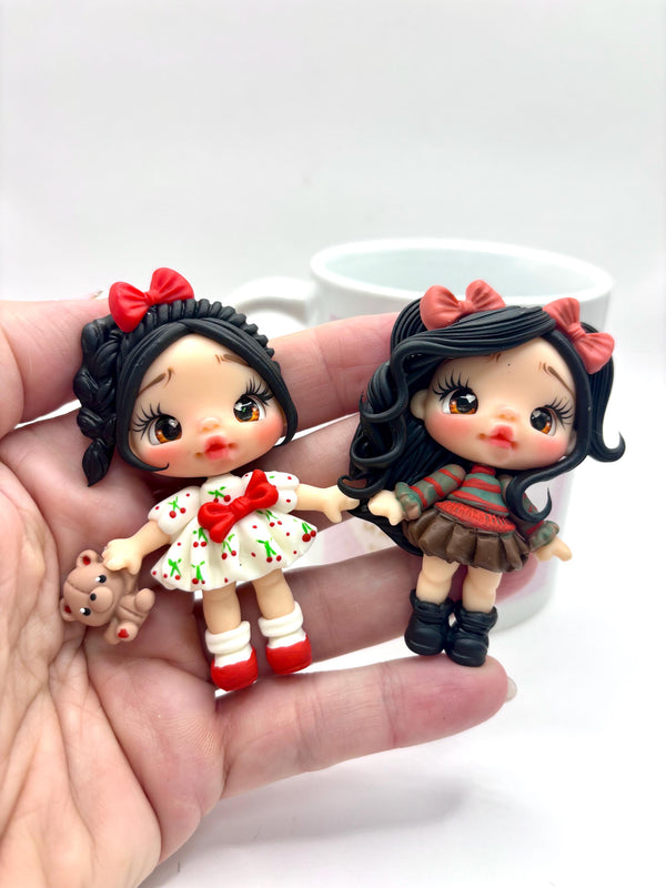 Pretty Dolls Clay Doll