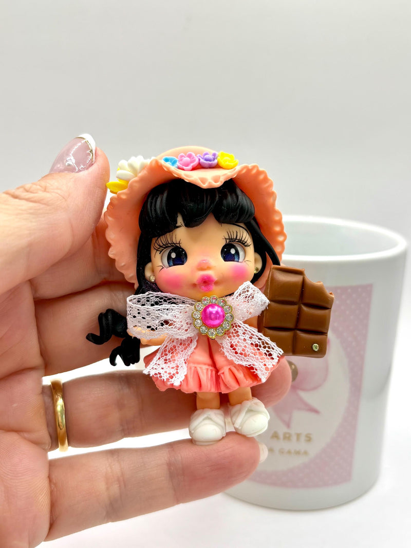 Easter Girls Collection Clay Doll