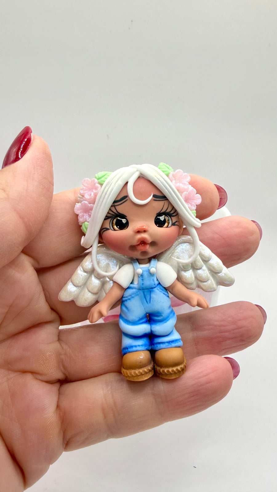 Angels Clay Figurine