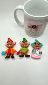Cinderella's Friends Clay Figurine