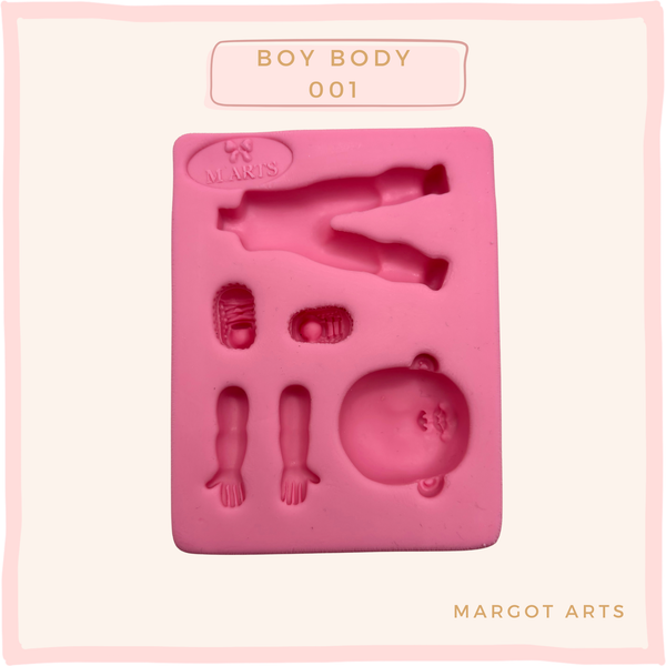 Boy Body 01 Silicone mold