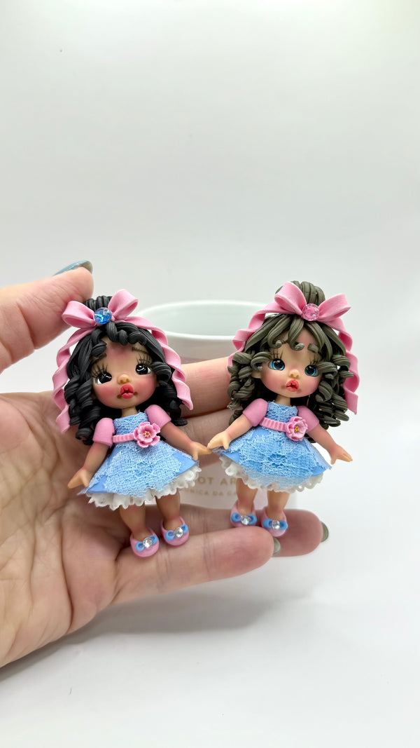 Vintage Collection 2 Clay Dolls