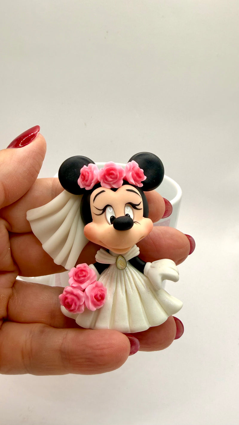 Minie and Mikey Marriage Clay Figurine
