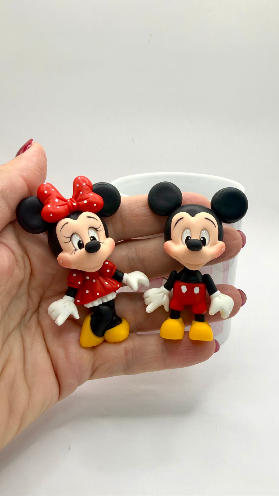 Minie and Mikey Clay Figurine
