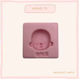 Head 12 Silicone Mold