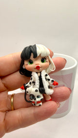Cruella  Clay Dolls