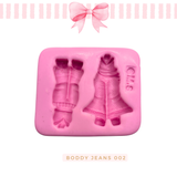 Silicone mold for clay dolls, Body Jeans 002 - Margot Arts and Crafts