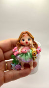 Ocean Girl Clay Dolls