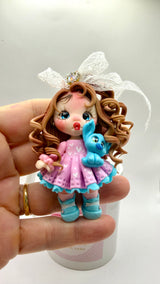 Stitch Girl Clay Dolls