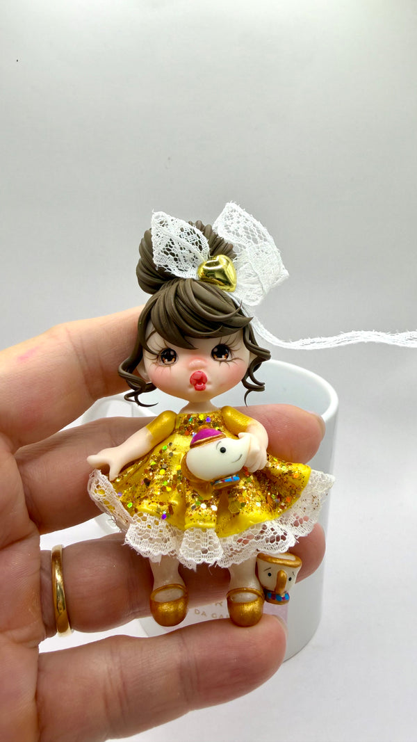 Belle Girl Clay Dolls