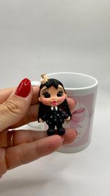 Wednesday Addams Clay Doll