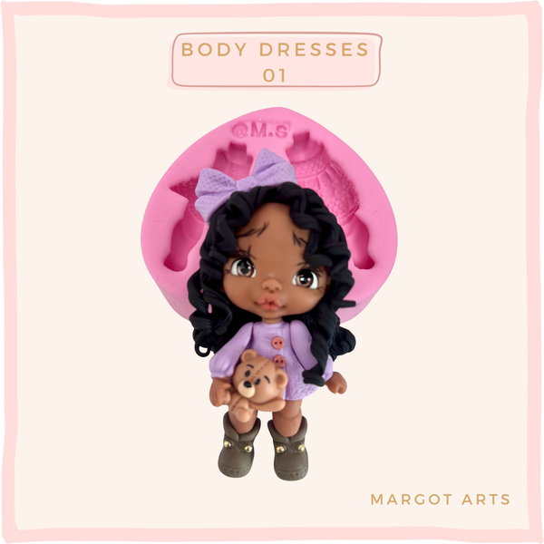 Body Dresses 01 Silicone Mold