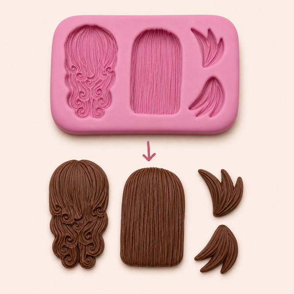 Hair Mix 01 Silicone Mold