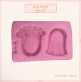 Double Hair Silicone Mold