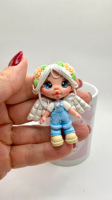 Angels Clay Figurine