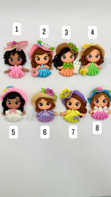 Mini Dolls Collection Clay Dolls