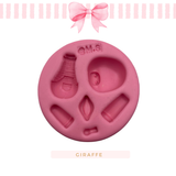 Silicone mold for clay dolls, Giraffe - Arts and Crafts