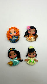 Mini Princess Clay Dolls