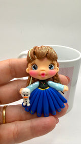 Frozen Clay Doll
