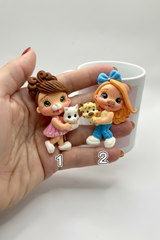 Zoo Girls Clay Dolls - Collection 2