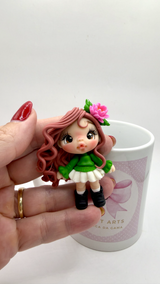 Love Green Clay Dolls