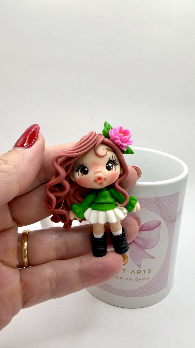 Love Green Clay Dolls