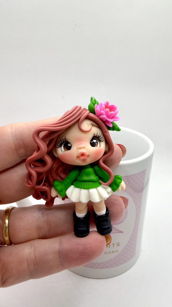 Love Green Clay Dolls
