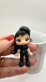 Police Clay Doll