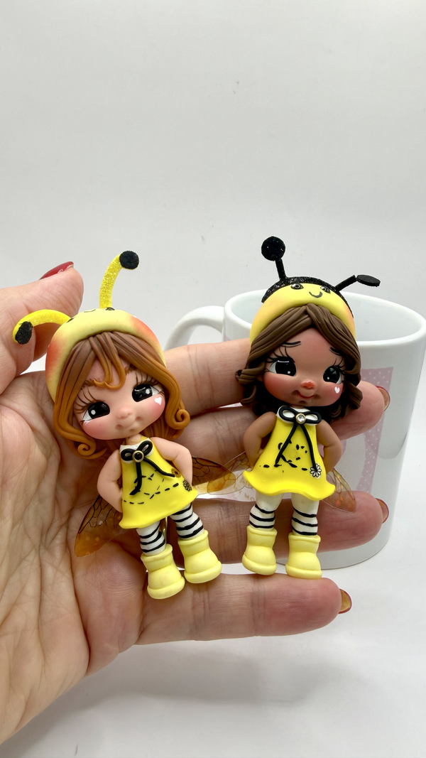 Bee Girl Clay Dolls Collection 2
