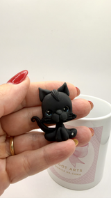 Black Cat Clay Dolls